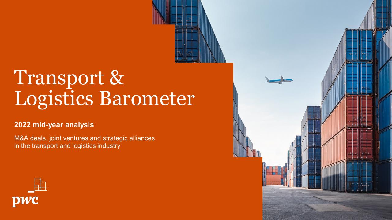 Transport Logistics Barometer PwC consulting deck cover