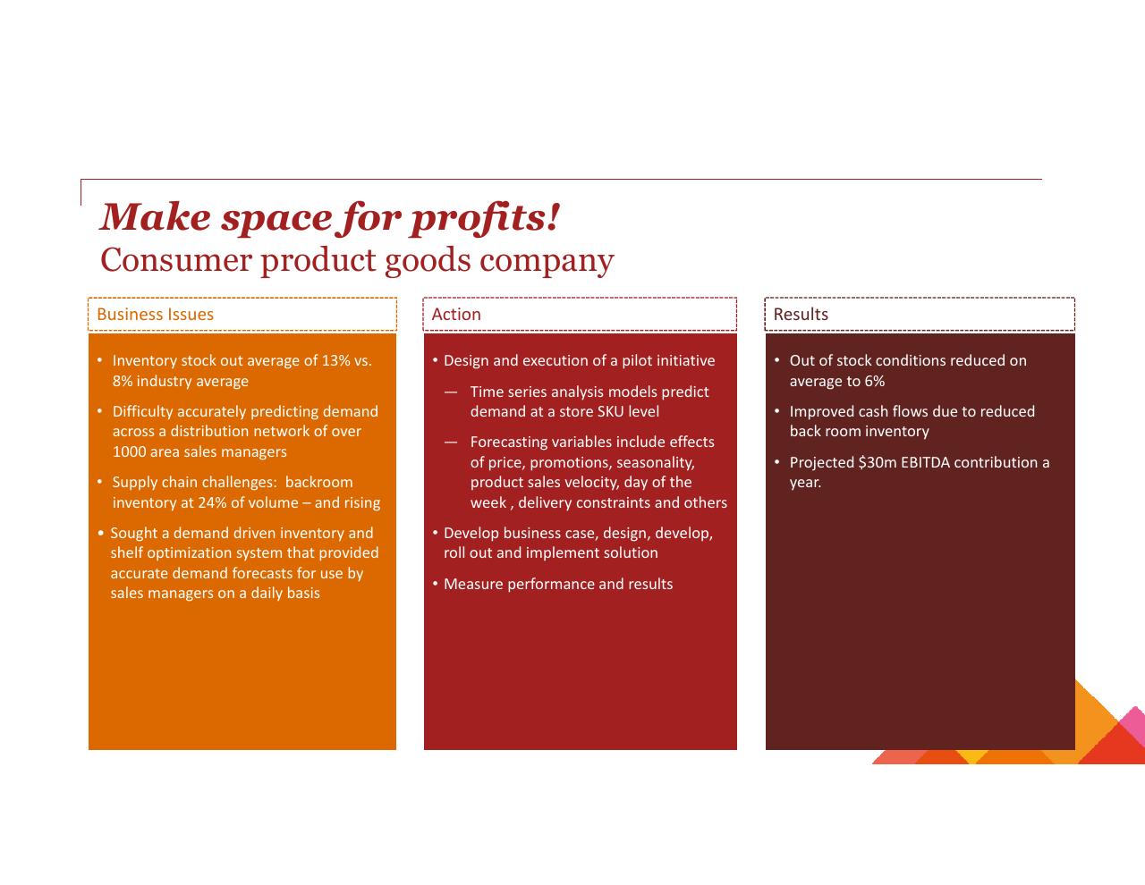Case Study slide 18 from Turning Big Data Into Big Revenue