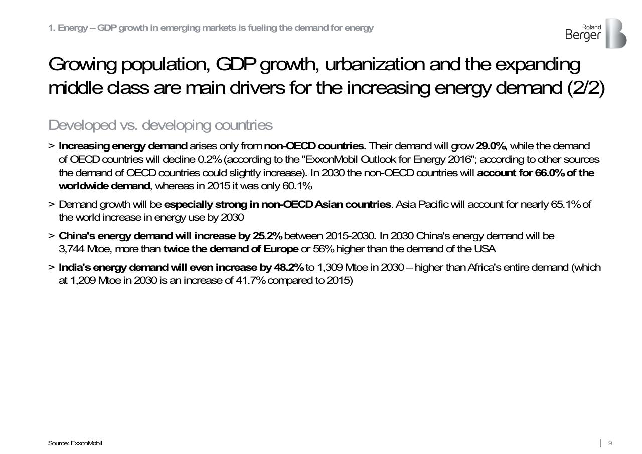 Text slide 9 from Roland Berger Trend Compendium 2030_ Megatrend 3 Scarcity Of Resources Roland Berger