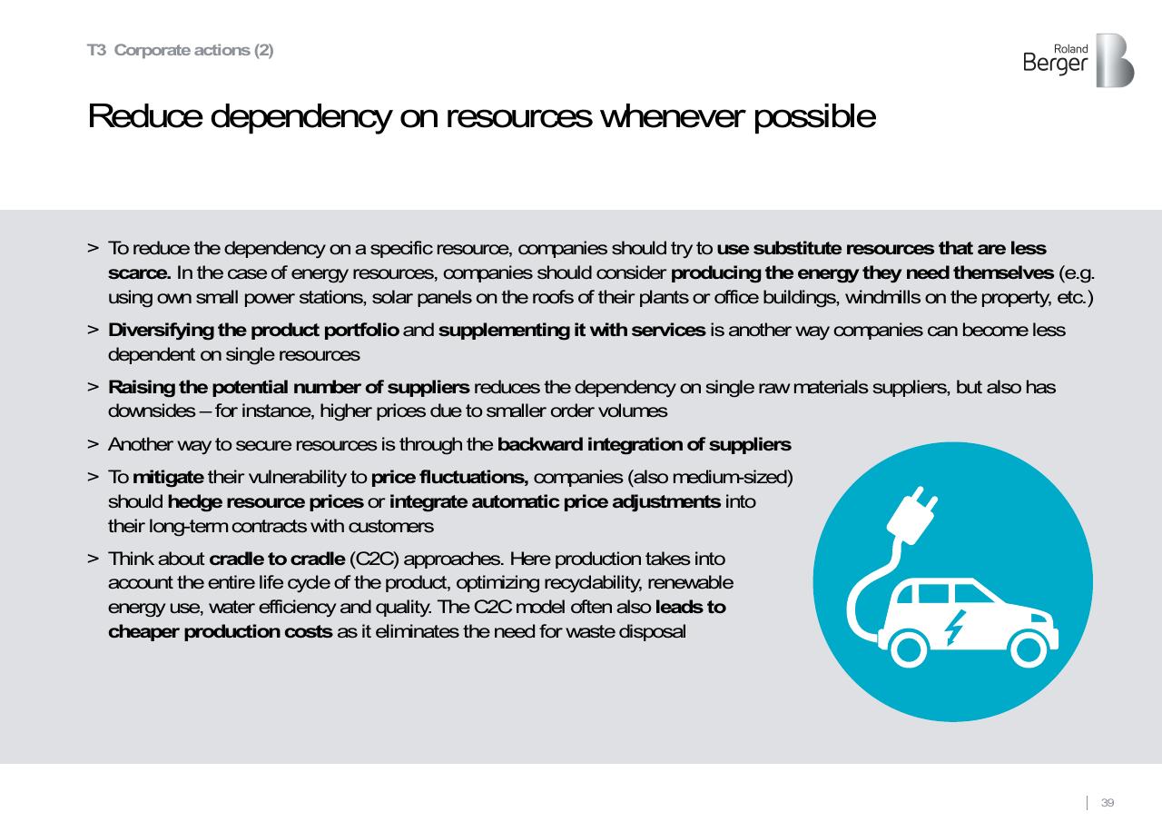 Text slide 39 from Roland Berger Trend Compendium 2030_ Megatrend 3 Scarcity Of Resources Roland Berger