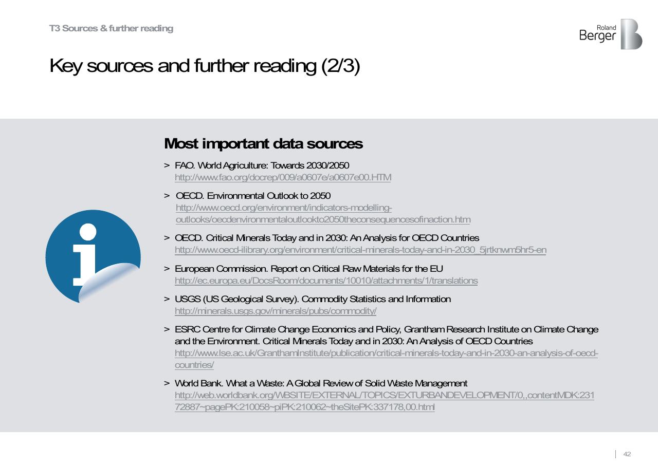 Text slide 42 from Roland Berger Trend Compendium 2030_ Megatrend 3 Scarcity Of Resources Roland Berger